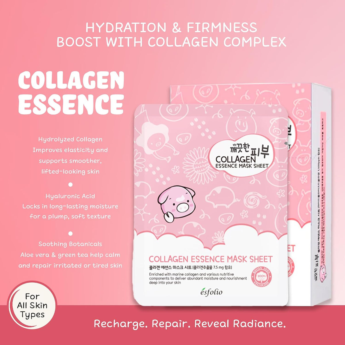 Esfolio- Collagen Essence Mask Sheet