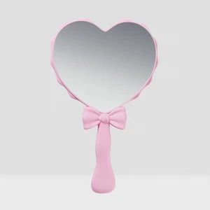 Pink Bow Handheld Mirror