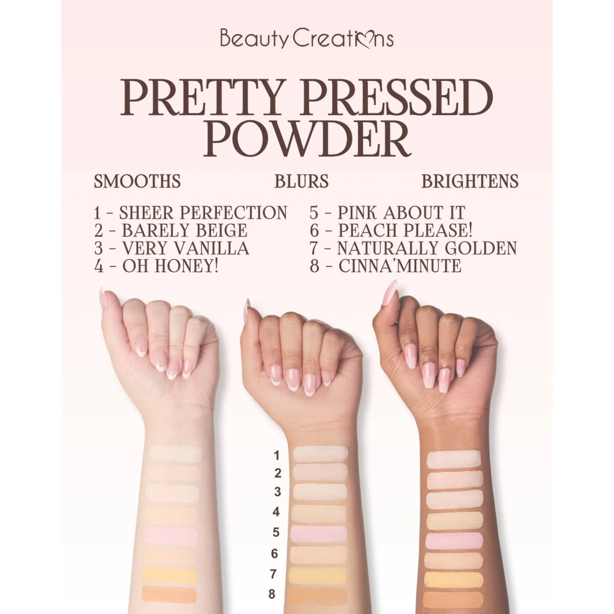 Beauty Creations- Pretty Pressed Setting Powder