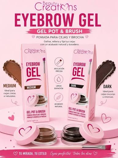 Beauty Creations - Eyebrow Gel Pot & Brush